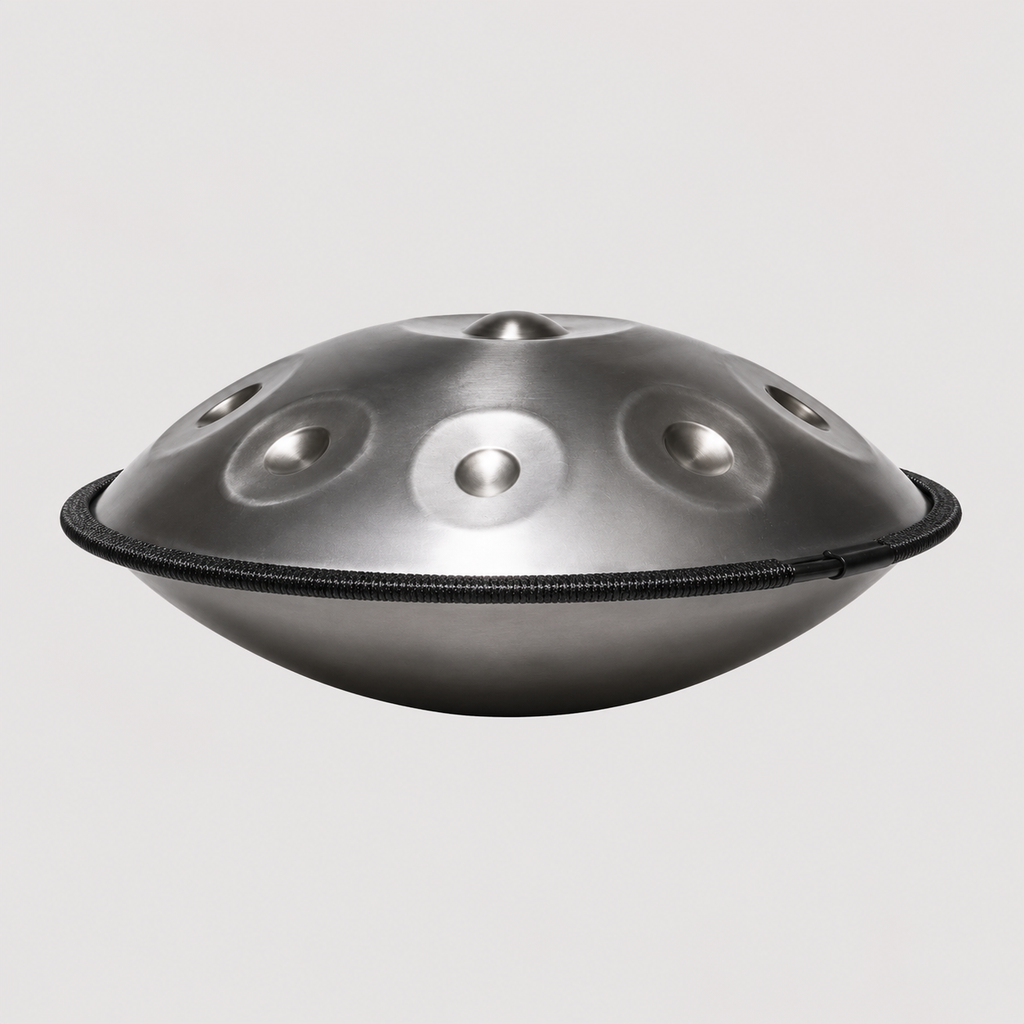 Handpan 9 notes argenté - Ré Mineur