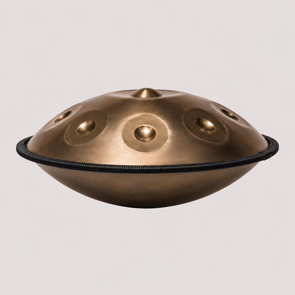Handpan 9 notes doré - Ré Mineur