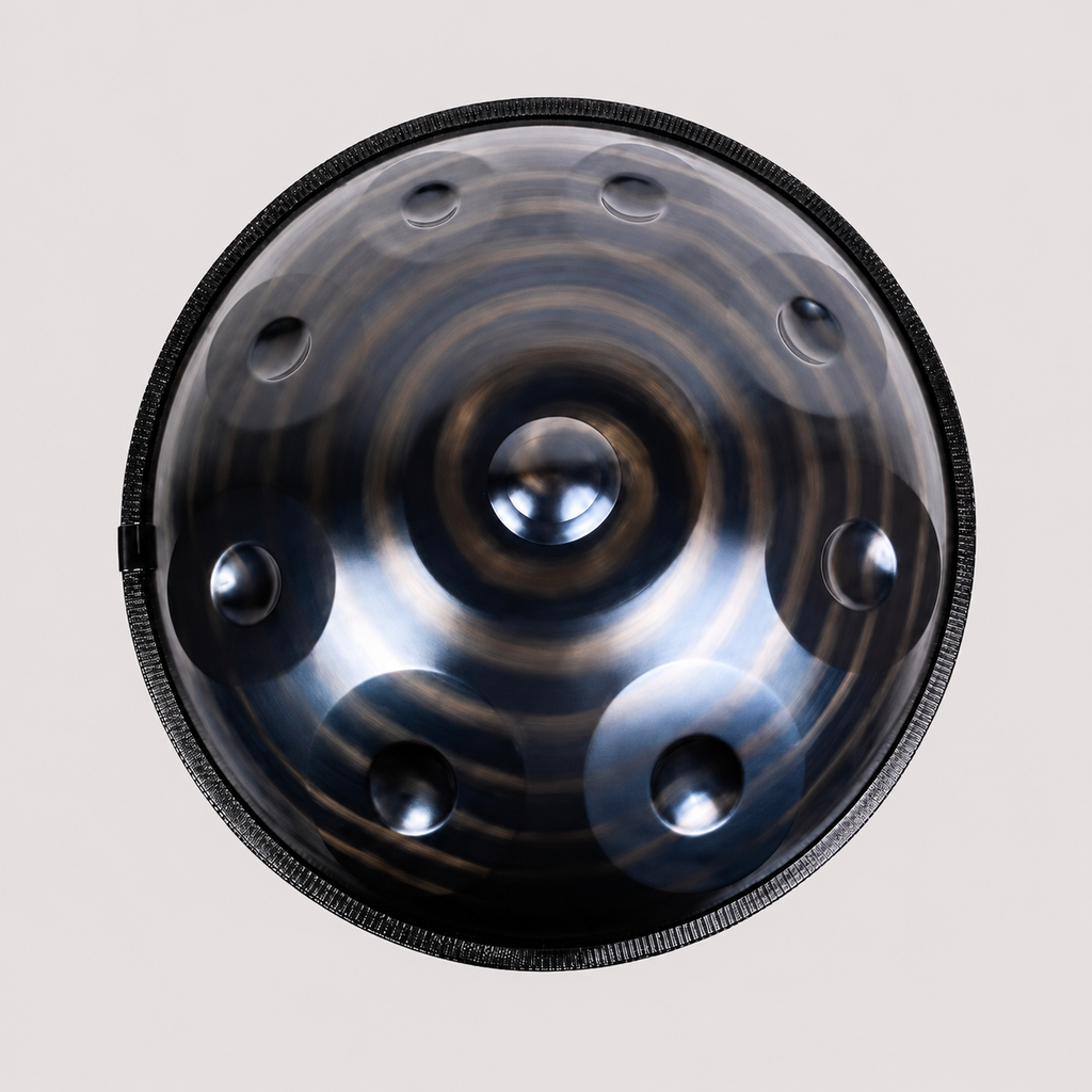 Handpan 9/10/12 notes noir bronze - Ré Mineur