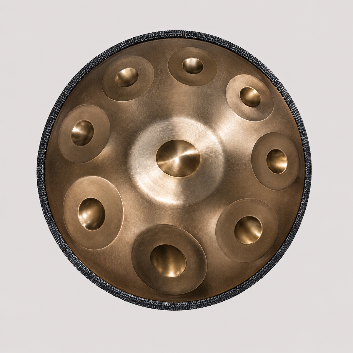Handpan 9 notes doré - Ré Mineur