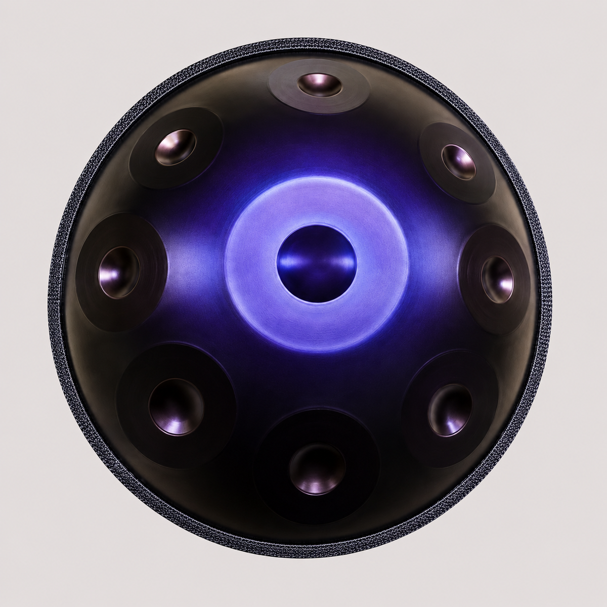 Handpan 9 notes violet - Ré Mineur
