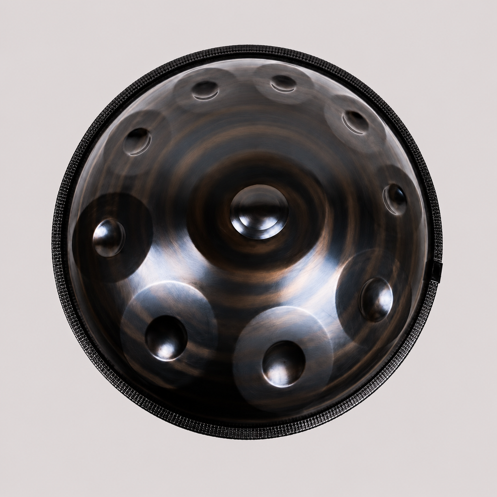 Handpan 9/10/12 notes noir bronze - Ré Mineur