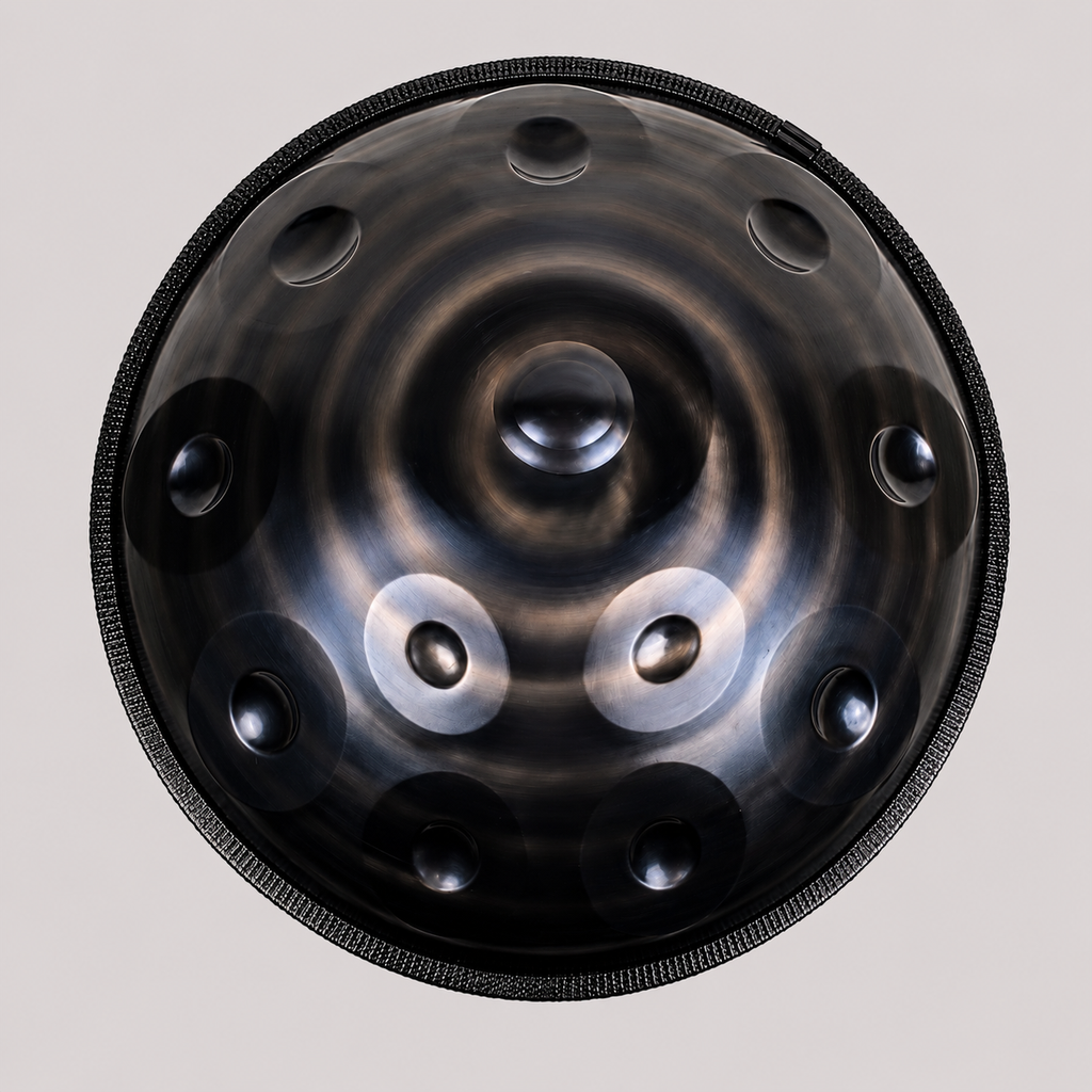 Handpan 9/10/12 notes noir bronze - Ré Mineur