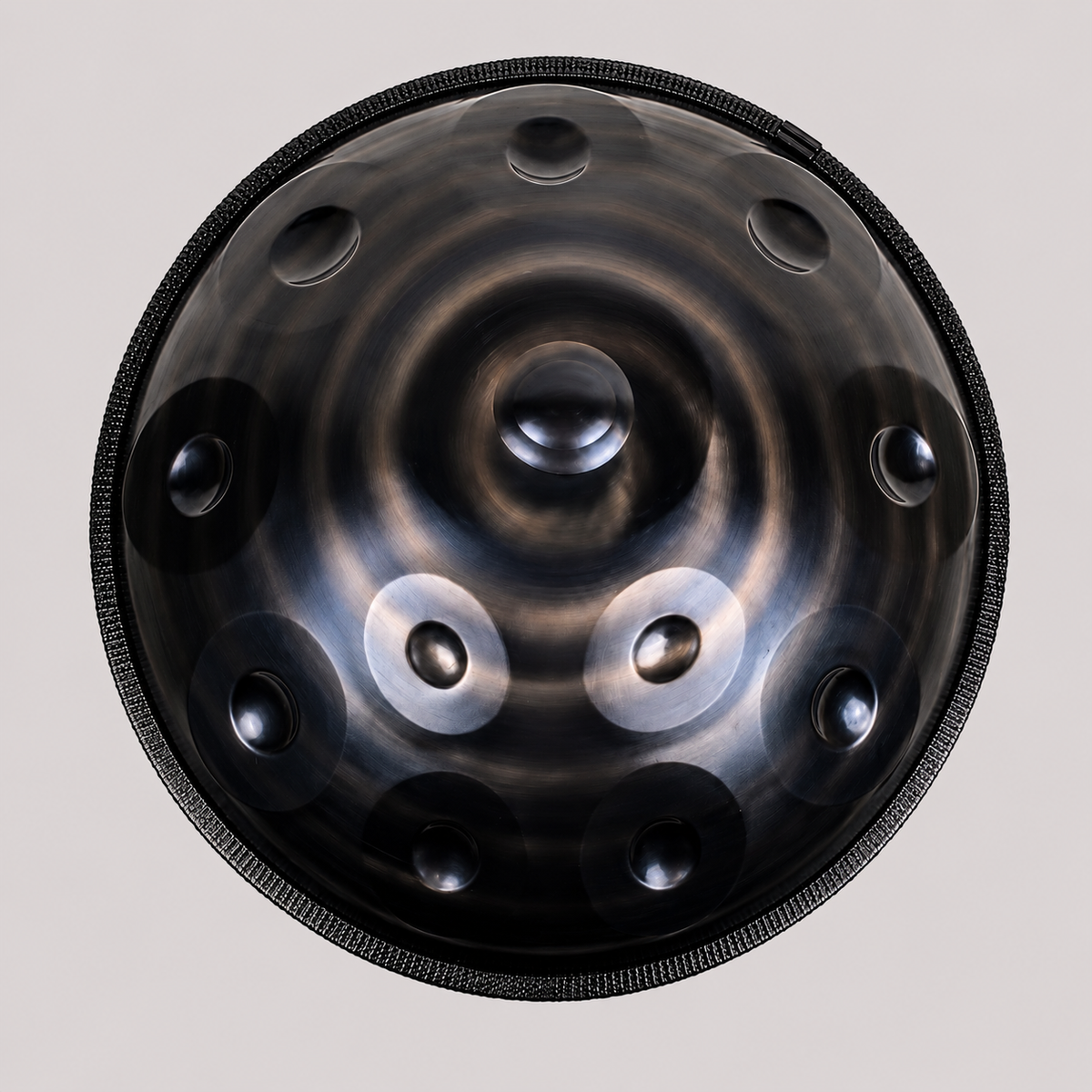Handpan 9/10/12 notes noir bronze - Ré Mineur