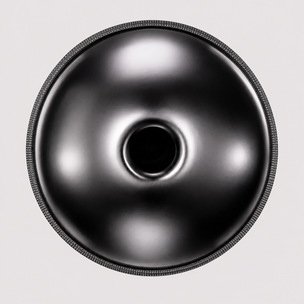Handpan 9/10/12 notes noir mat - Ré Mineur