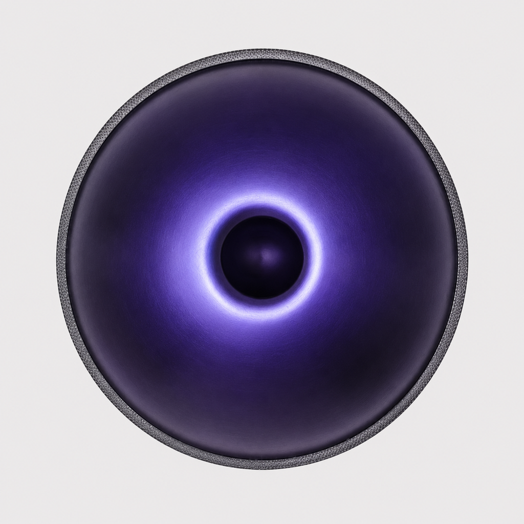 Handpan 9 notes violet - Ré Mineur