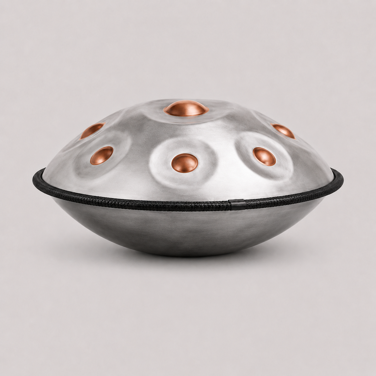Handpan 12 notes argent et bronze - Ré Mineur