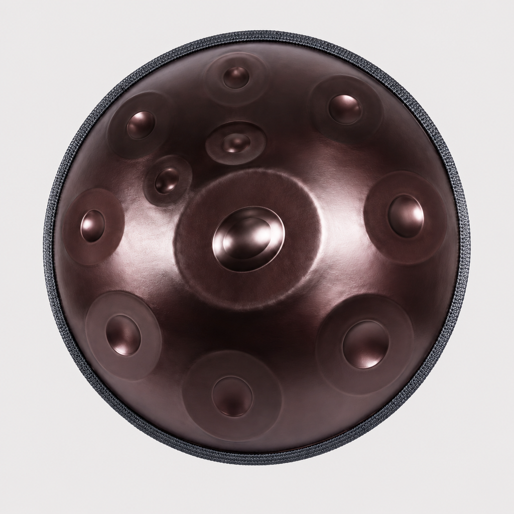 Handpan 12 notes violet métallisé - Ré Mineur