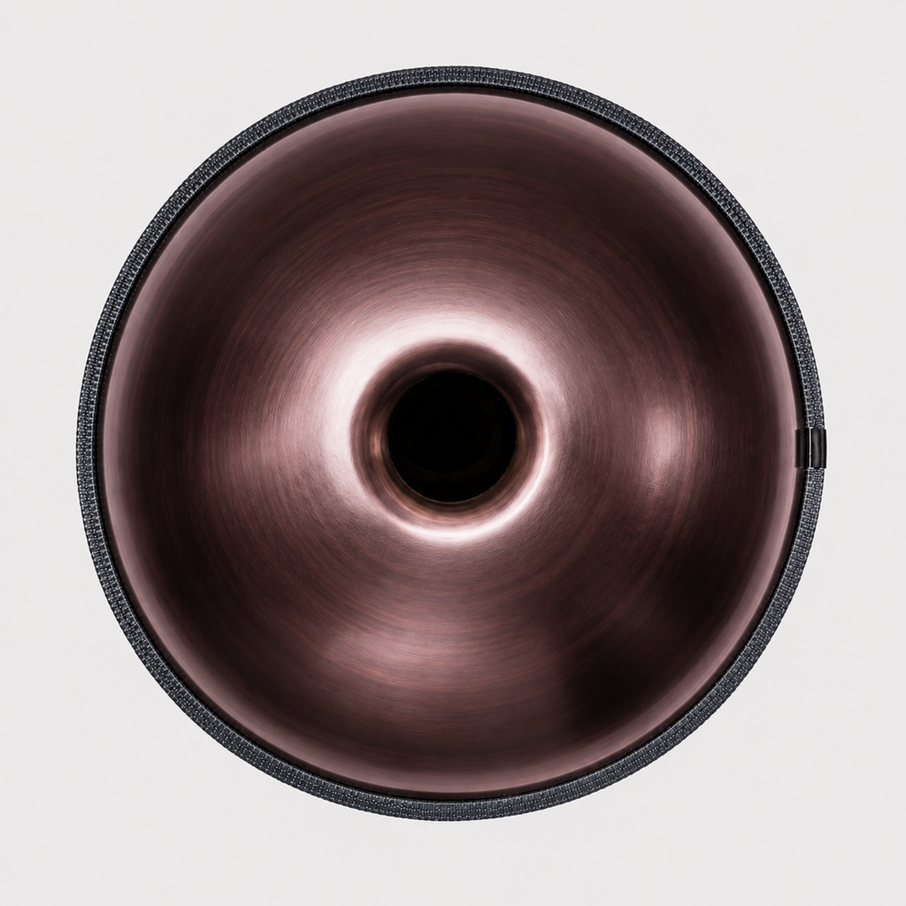 Handpan 12 notes violet métallisé - Ré Mineur