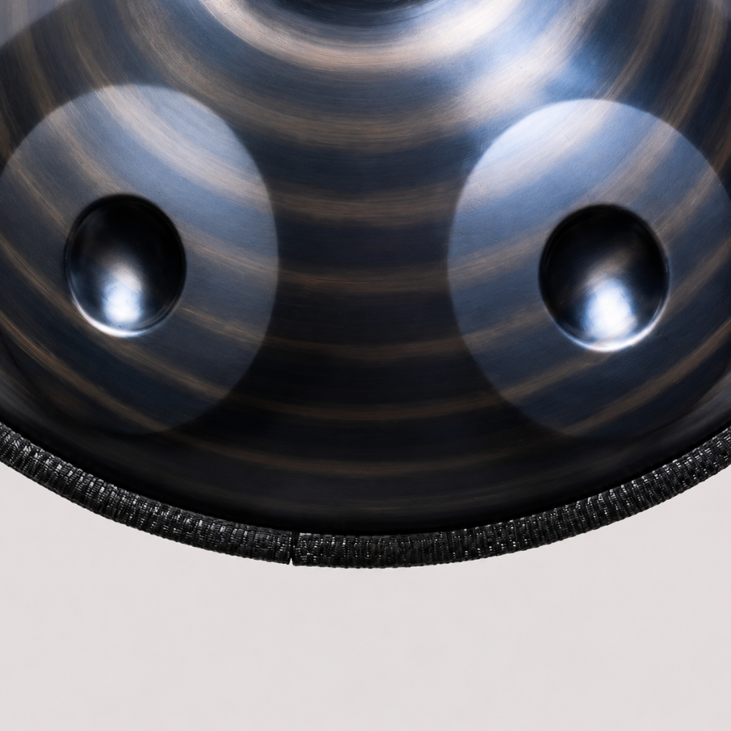 Handpan 9/10/12 notes noir bronze - Ré Mineur