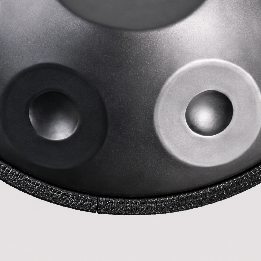 Handpan 9/10/12 notes noir mat - Ré Mineur