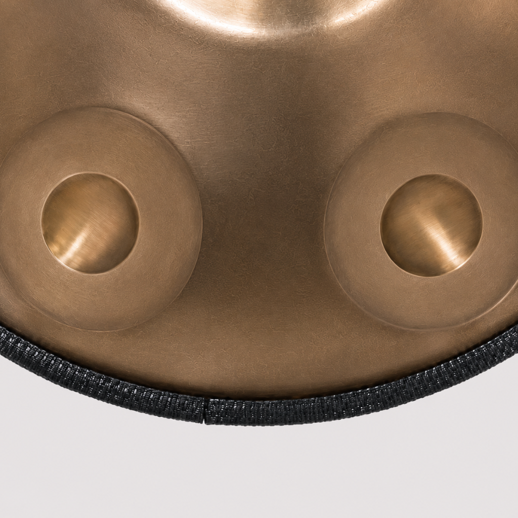 Handpan 9 notes doré - Ré Mineur