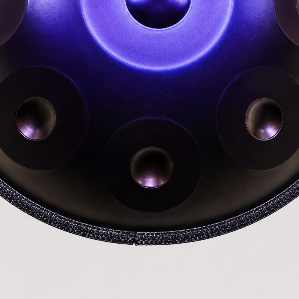 Handpan 9 notes violet - Ré Mineur