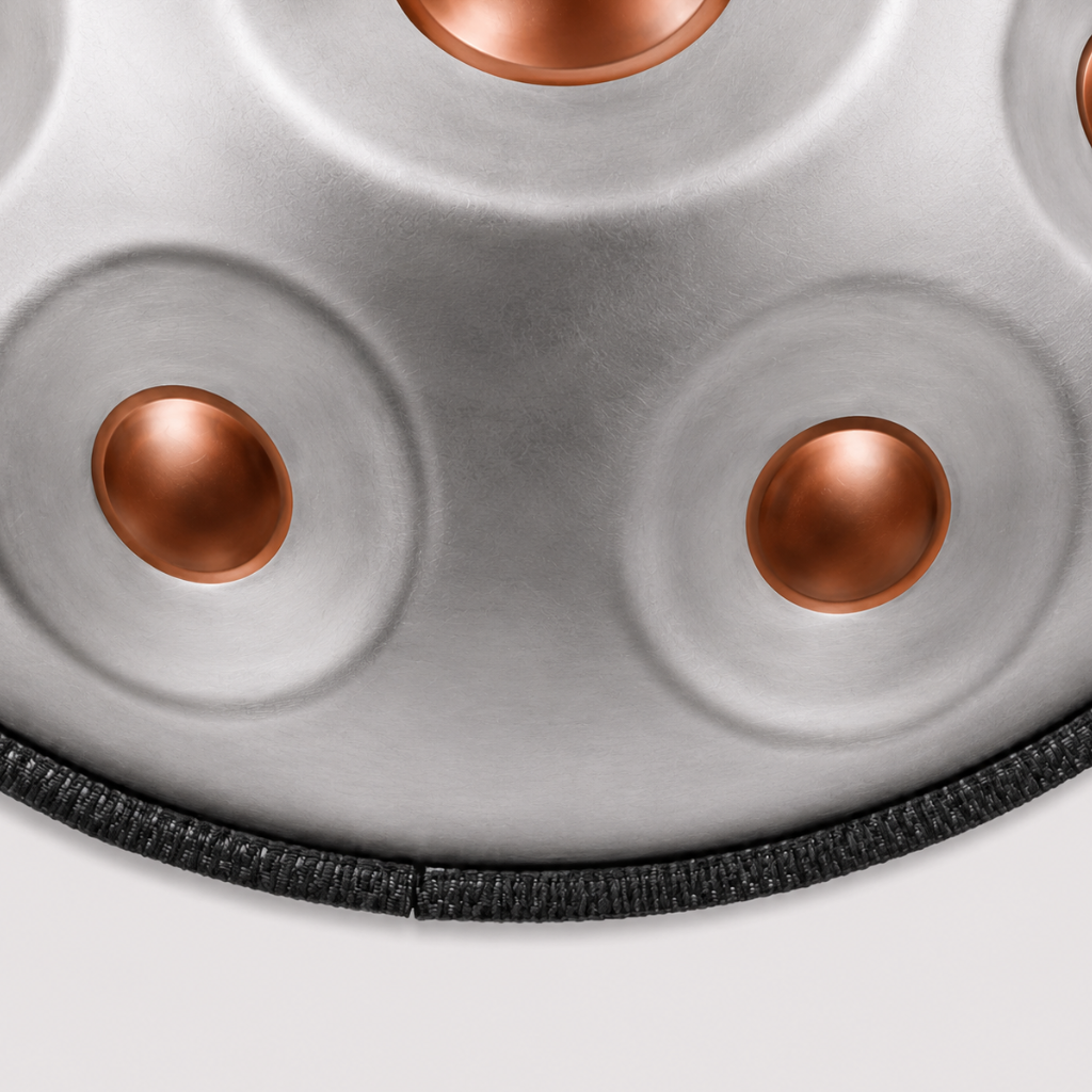 Handpan 12 notes argent et bronze - Ré Mineur