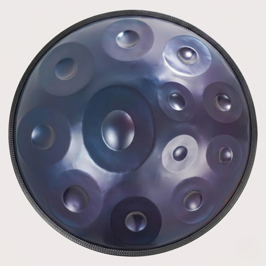 Handpan 9/10/12 notes bleu - Ré Mineur